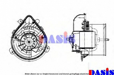 AKS DASIS 740164n -  Вентилятор салона